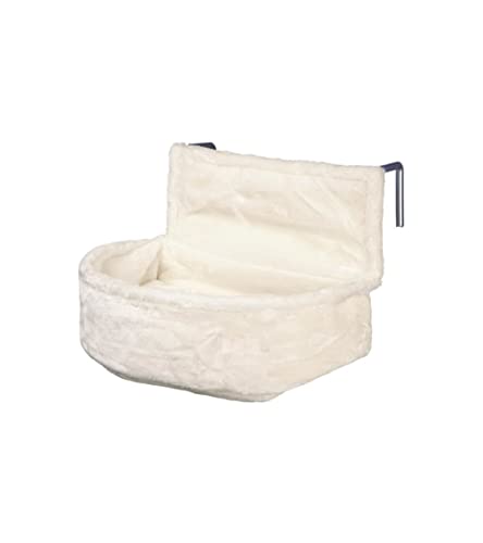 Trixie 43140 Kuschelsack für Heizkörper, Plüsch, 45 × 13 × 33 cm, weiß