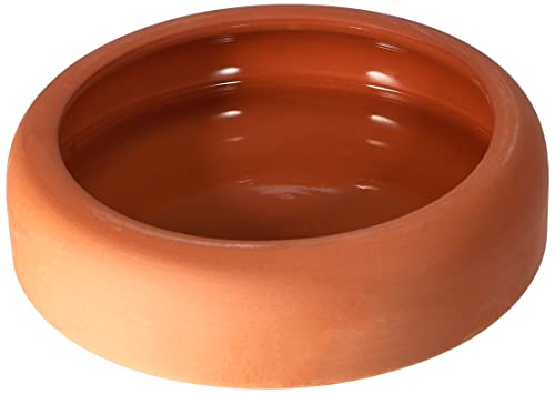 Trixie 60672 Keramiknapf mit abgerundetem Rand, 500 ml/ø 17 cm terracotta