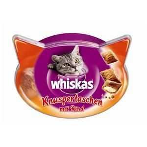 Whiskas Knusper-Taschen mit Rind 6 x 72 g