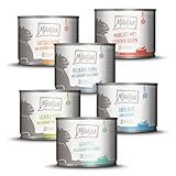 MjAMjAM - leckere Mahlzeiten Mixpaket III für Deine Katze 6 x 200 g