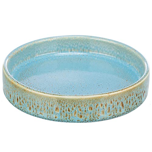 TRIXIE - Futternapf für Katzen aus Keramik, 0,25 l/Ø 15 cm, blau