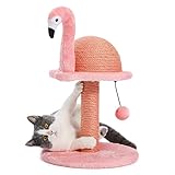 PAWZ Road Flamingo Kratzbaum, kreativer Kratzbaum, stylischer Katzenbaum, H: 48 cm,...