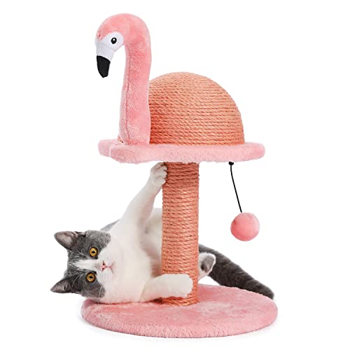 PAWZ Road Flamingo Kratzbaum, kreativer Kratzbaum, stylischer Katzenbaum, H: 48 cm,...*