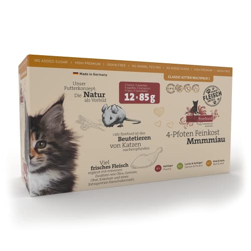 Chewies catz finefood Kitten Multipack I Katzenfutter nass - Feinkost Kitten...