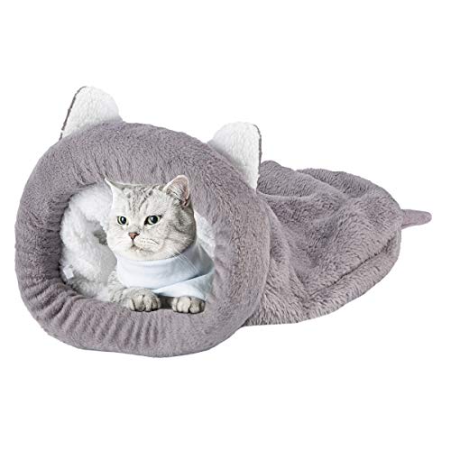 Katze Schlafsack Haustier Bett Katze Warm Gemütlich Bedeckt Selbsterwärmenden...