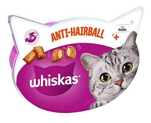 Whiskas Anti-Hairball Katzensnack, 8 Packungen (8 x 60 g)