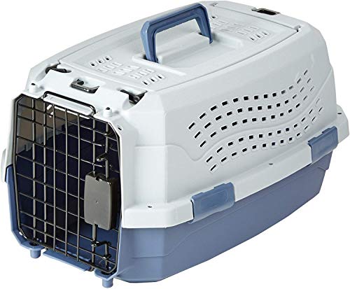 Amazon Basics Katze Transportbox für Haustiere, 2 Türen, 1 Dachöffnung, L 48 x B...