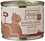 MjAMjAM - Premium Nassfutter für Katzen - purer Fleischgenuss - delikates Känguru...