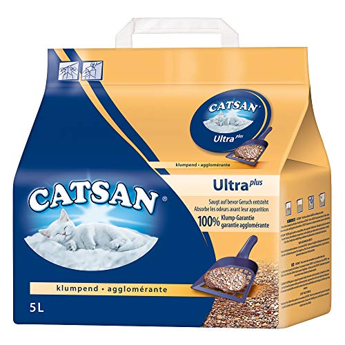 Catsan Ultra Klumpstreu 5 Liter, 4er Pack (4 x 5 l)
